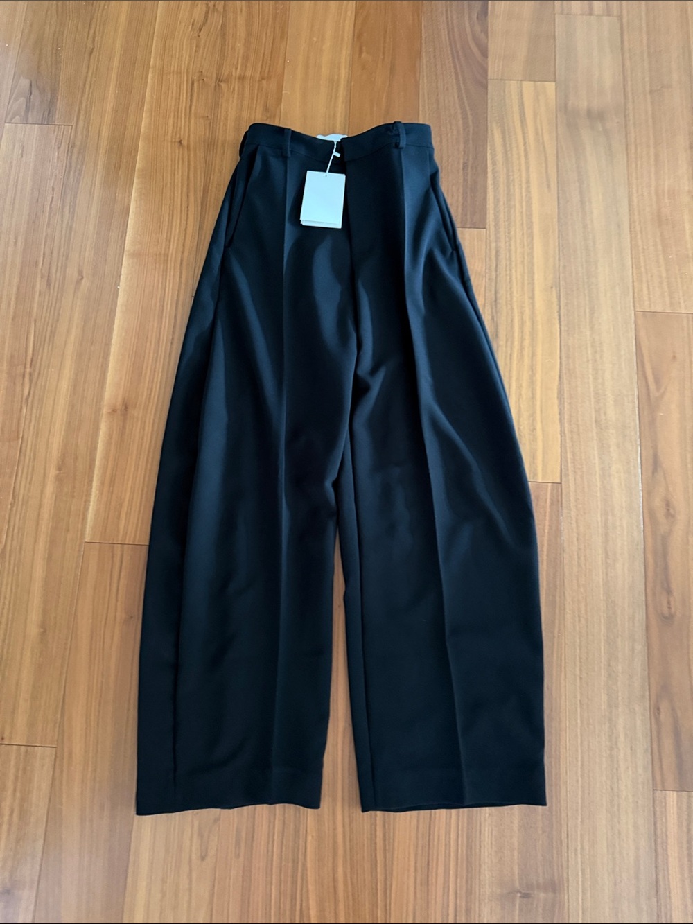 Black Wide-Leg Men’s Trousers